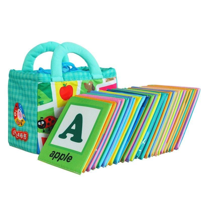 Baby Cloth Alphabet Book with Bag
