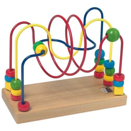 Wooden Bead Maze Roller Coaster